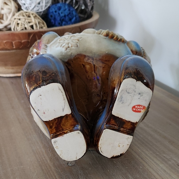 ⛄ Kirkland’s Bohemian Ceramic Snowman Votive Candle Holder, Christmas Decor - Picture 7 of 12